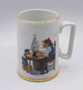 norman rockwell mug for a good boy