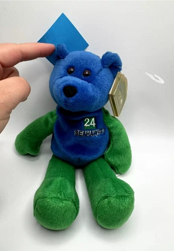 Vintage Seahawks Springs #24 - 1999 Limited Treasures Plush Bear NWT Pre-Owned