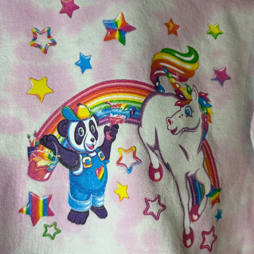 RARE Lisa Frank Pink Tie Dye Hoodie Juniors? XS Pink Tye Dye 2017 Hot Topic READ - Image 4 of 4