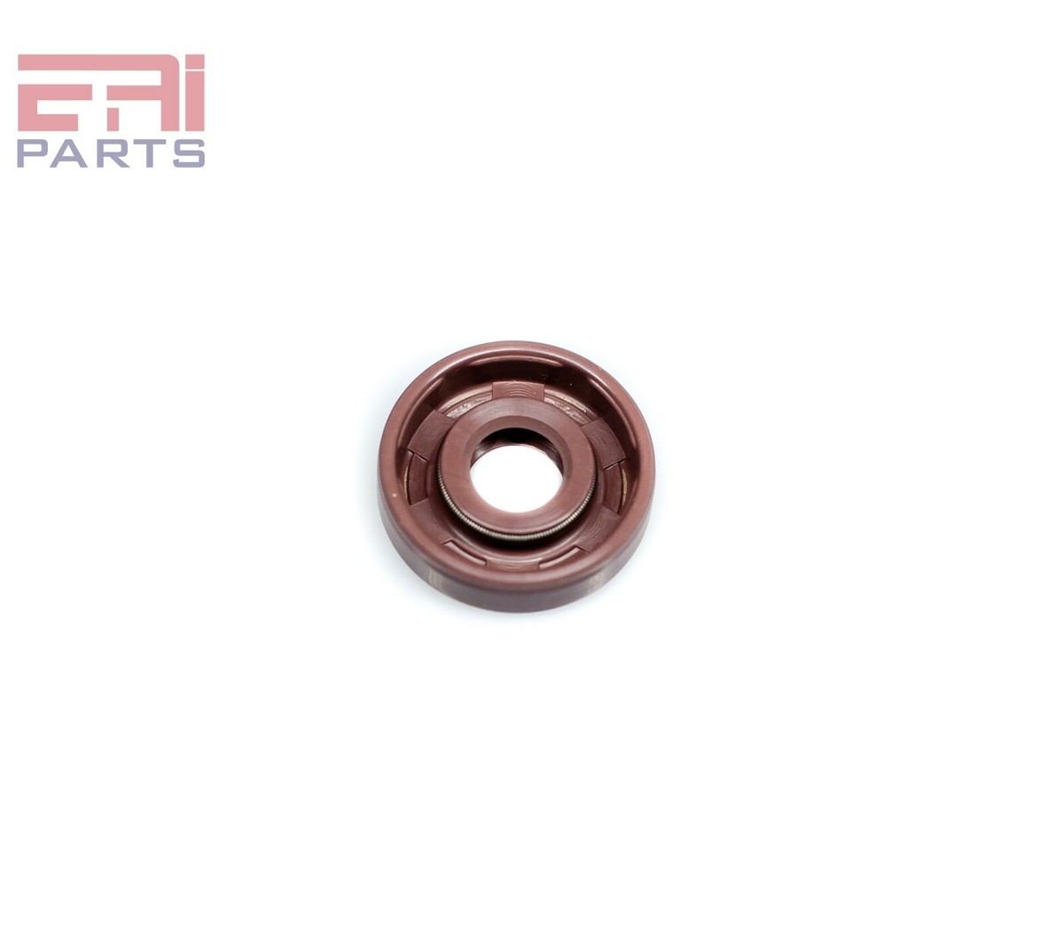 EAI Oil Seal 10mm X 25mm X 7mm TC Double Lip With Spring (5 PCS) - Nitrile Rubber, Metal Case - View #2