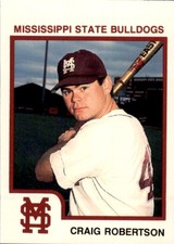 1994 Mississippi State Bulldogs #46 Craig Robertson Jackson Mississippi NM Card