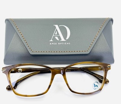 NEW BON VIVANT VANESSA Brown Womens Square Full Rim Eyeglasses 54-16-140 B:39