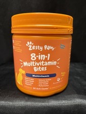 Zesty Paws 8-in-1 Multivitamin Bite for Dogs Chicken Flavor-90 Count