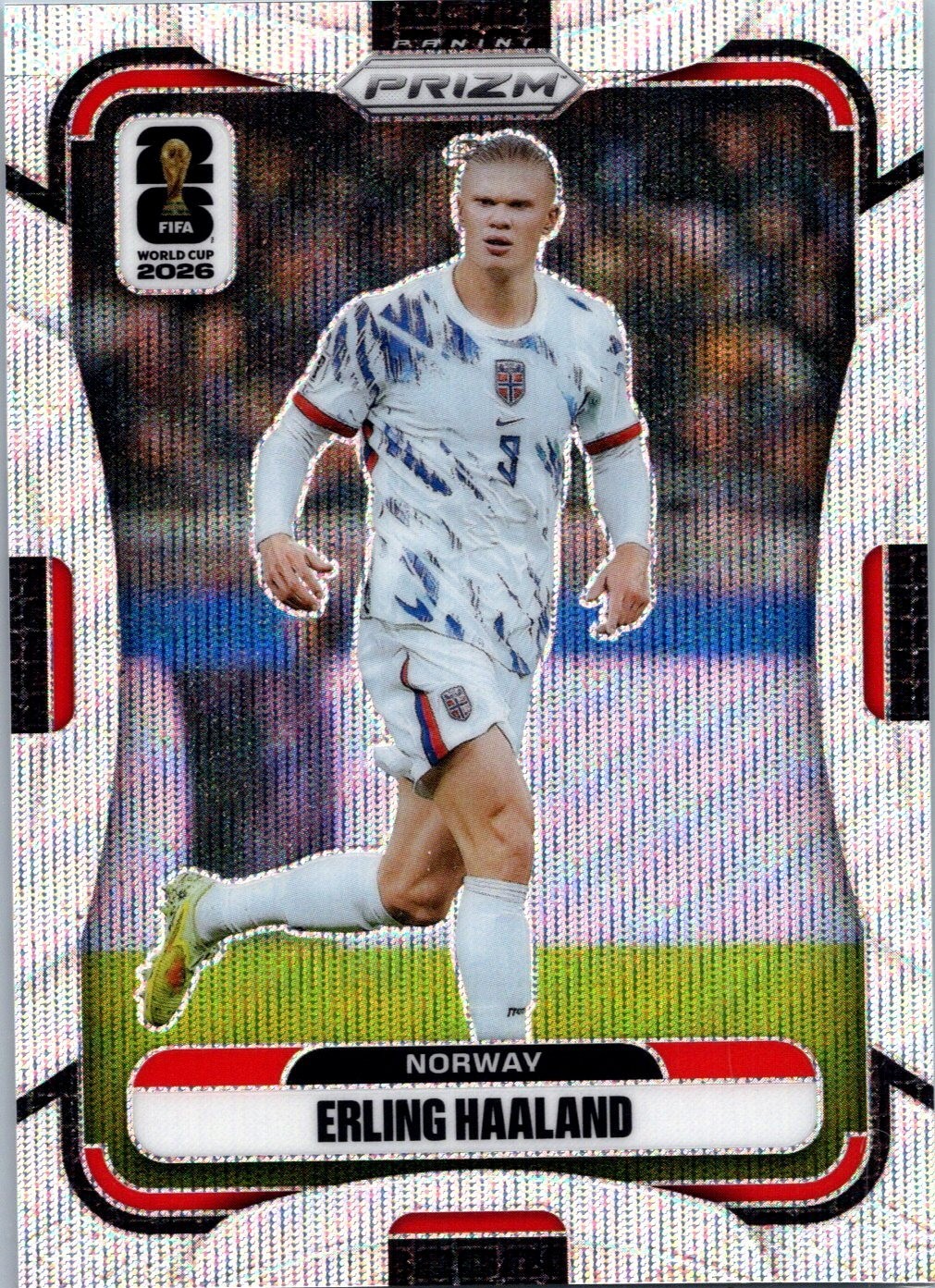 2026 Panini Prizm FIFA World Cup #333 Erling Haaland Wave Prizm