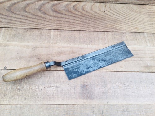 Vintage Fine Toothed Flush Cut Carpentry Saw