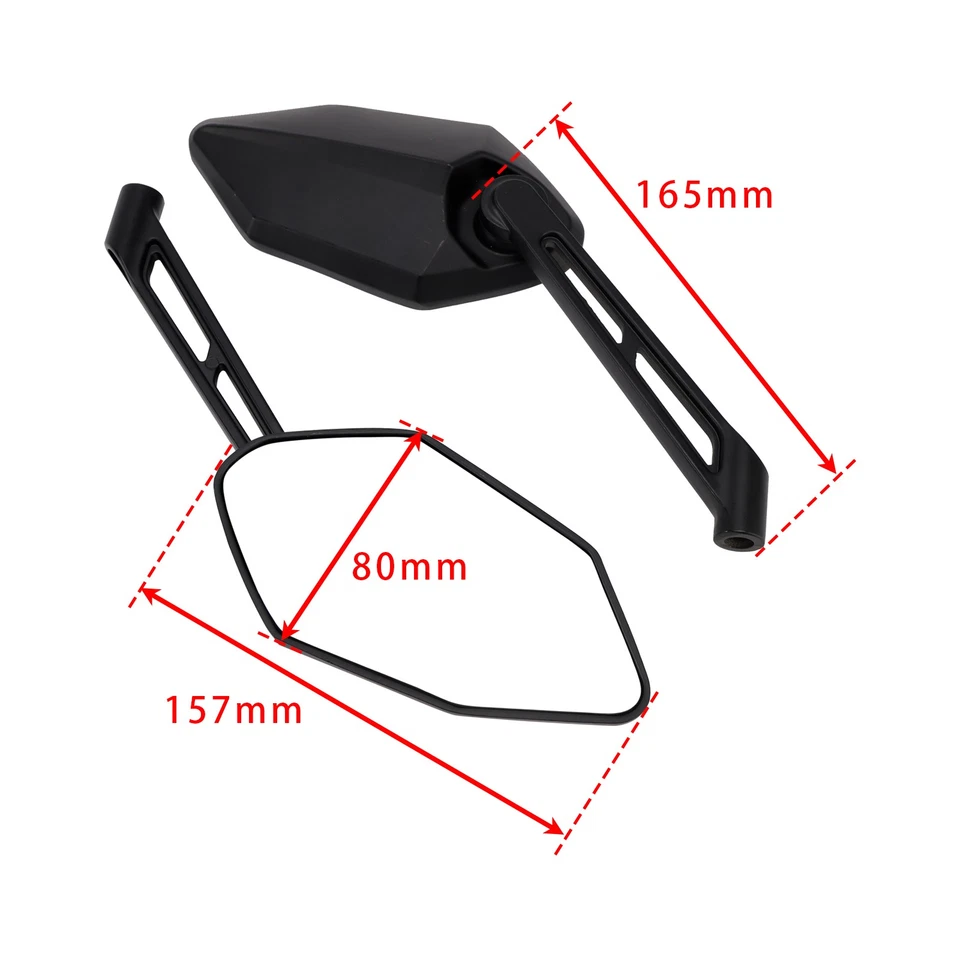 Rear View Mirror Set For Aprilia SR 50 R Replica, SR50 Factory, SR50 Street - Image 2 of 4