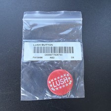Supreme Red Lush Button Red Pin FW19 100% Authentic Factory Sealed Original