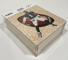 Jalen Hurts NFLPA Official Wooden Puzzle - Eagles - Size M: 11.8 x 16.5 inches