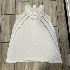Fundamentals Womens Sleep Shirt Medium White Coquette Feminine Lace Bow