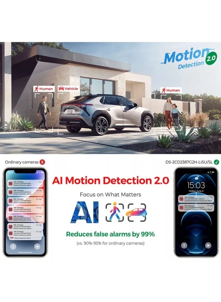 Hikvision DS-2CD2387G2H-LISU/SL 4K 8MP Smart Hybrid Dual Light ColorVu IP Camera - Image 2 of 4