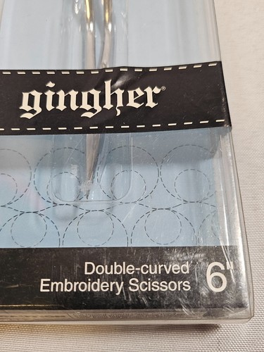 Gingher Applique da Ricamo Doppia Curva e Forbici Monogramma 6" - Foto 2 di 10