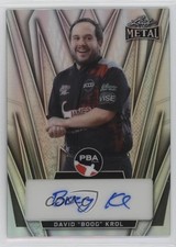 2024 Leaf Metal PBA Silver Prismatic 33/49 David “Boog” Krol #BA-DK1 Auto 0q0