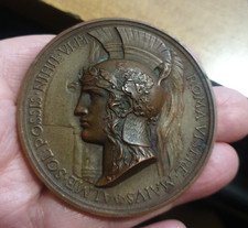 MEDAGLIA VENTENNIO IL GOVERNATORE DI ROMA  GRANDE MODULO 77 GRX 6 CM