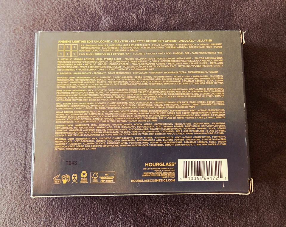 NEW IN BOX Hourglass Ambient Lighting Edit Unlocked Jellyfish Palette, Perfect! - Image 2 of 4