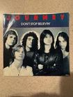 JOURNEY "Don't Stop Believing"  b/w Natural Thing w/ Original Picture Sleeve VG+