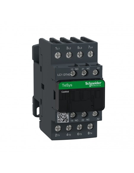 Contacteur Schneider LC1DT40P7 TeSys 4P 40A 440V bobine 230Vca pour tableau électrique