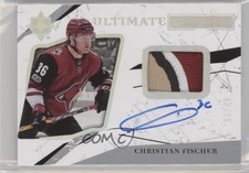 2017-18 Ultimate Collection Rookies 5/49 Christian Fischer #51 Patch Auto a2k