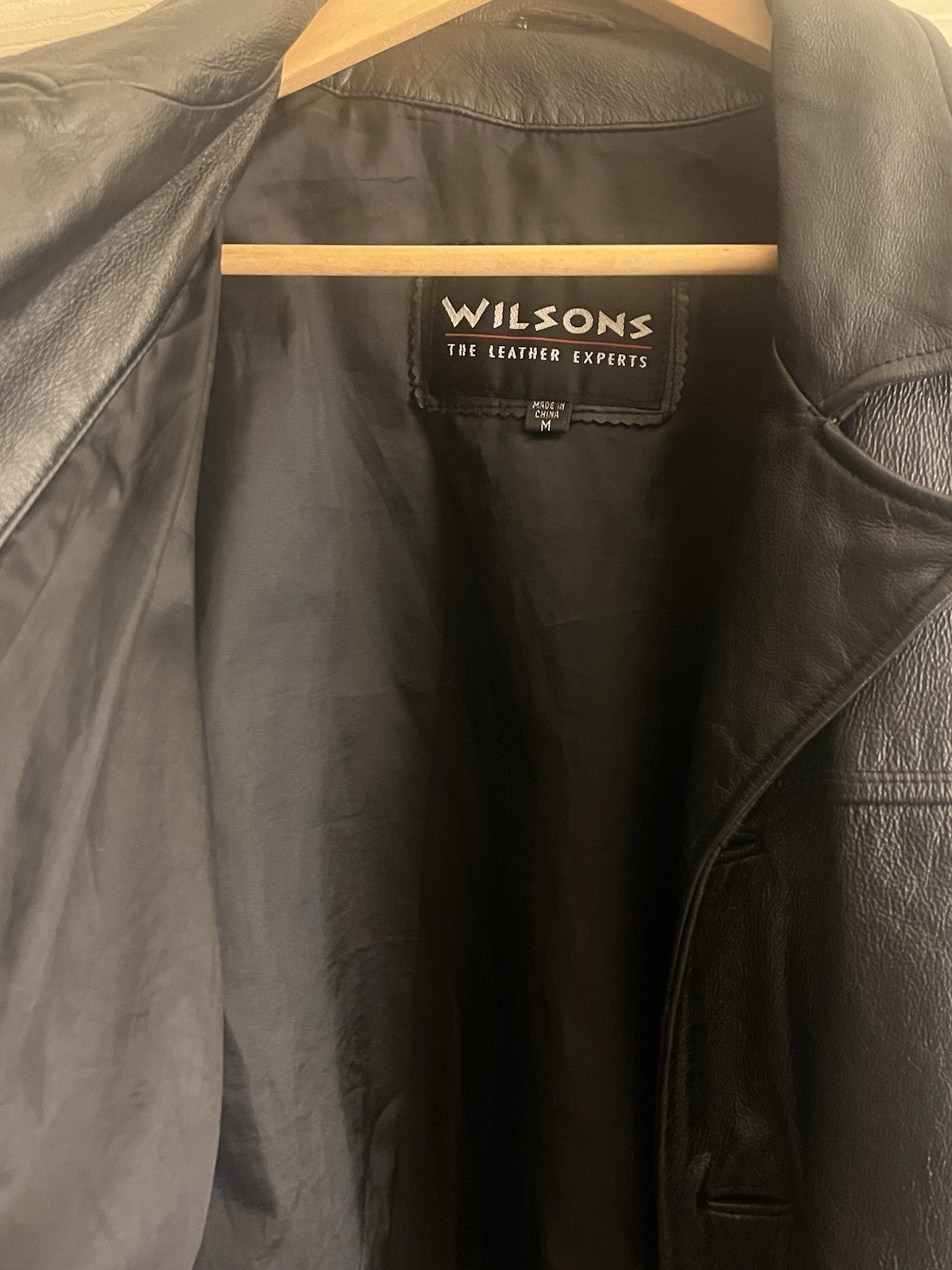 WILSONS LEATHER ブラックレザージャケット M. JULIAN s-l400.jpg