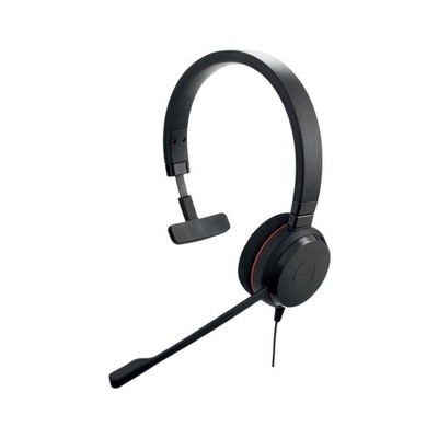 Jabra Evolve 20 UC Over the Head Mono Headset USB schwarz