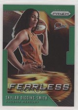 2020 Panini Prizm WNBA Fearless Green Prizm Skylar Diggins-Smith #20 9b4
