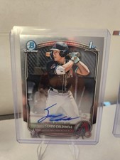2025 Bowman - Chrome Prospect Autographs Slade Caldwell #CPA-SC (AU, RC)