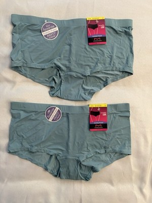 NEW Maidenform Boyshort Barely There Invisible Look 2 Pair DMBTBS Size Medium 6