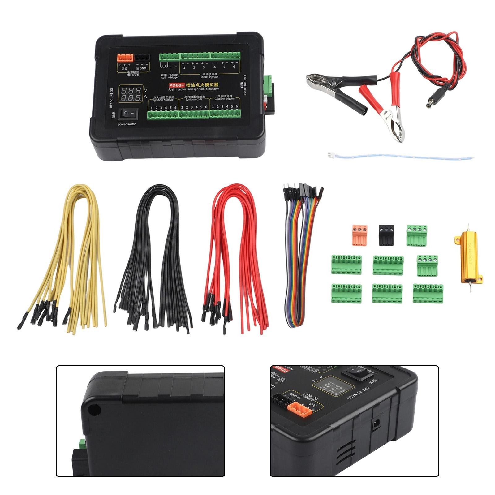 PD60 ECU Testing Equipment For Efficient Injector And Ignition Simulation