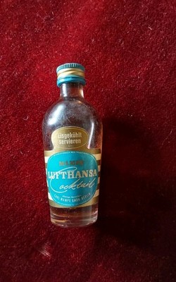 Lufthansa Cocktail Miniflasche 40 ml - Vintage