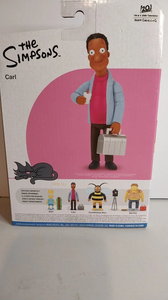 Jakks Pacific The Simpons 5'" Carl Action Figure. - Image 2 of 4