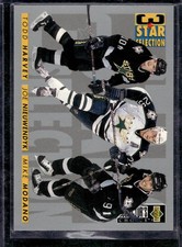1996 Collector's Choice Mike Modano / Joe Nieuwendyk / Todd Harvey #315 Stars