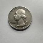 1956 Washington Quarter D Mint Mark Silver Circulated Denver