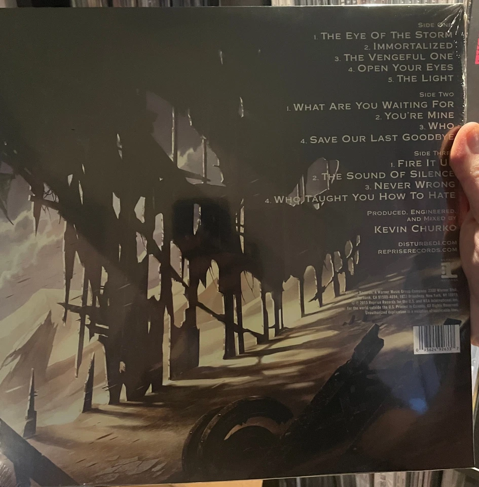 DISTURBED - IMMORTALIZED 2LP 2015 USA 1ST ORIGINAL PRESSING SEALED SHIPS FREE - Image 3 of 4