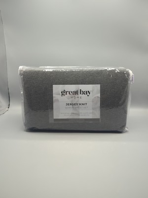 Great Bay Home Jersey Knit Queen Sheet Set Carmen Collection