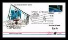 US COVER EARTH LANDSAT SPACE EXPLORATION FDC PUGH HAND PAINTED
