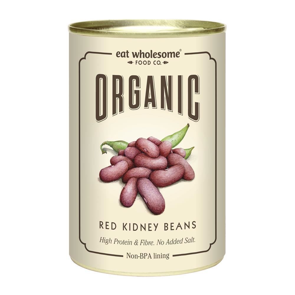 Eat Wholesome Organic Red Kidney Beans 400g - 4 Pack