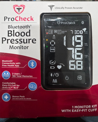 ProCheck Bluetooth Blood Pressure Monitor with Bonus Pack