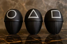 Squid Game Guard Masks Set Triangle Circle Square1:1Replica Retractable Premium