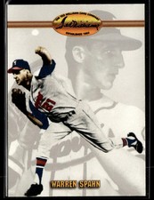 1993 Ted Williams #48 Warren Spahn Baseball Card 0101U