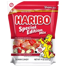 Haribo Candy Special Edition Mix Standup Bag Gummy Candy - 9oz
