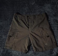 VTG Y2K Men Nike ACG cargo Faded Black hiking utility outdoors 9" Medium shorts