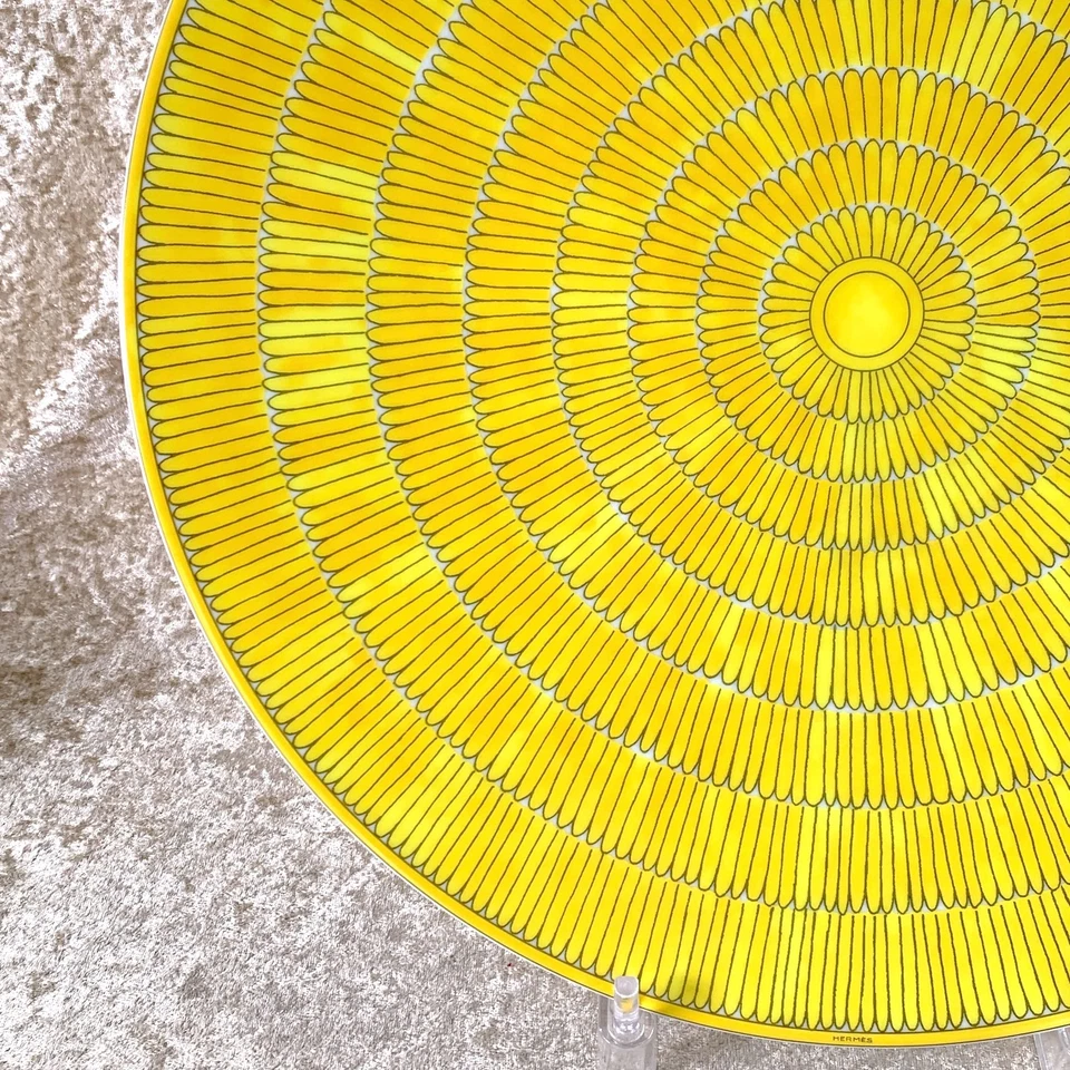 Vajilla de porcelana Soleil d'Hermes placa de presentación grande Hermes Foto 4 de 4