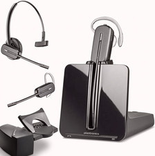 Plantronics CS540 Wireless DECT Headset with HL10 Lifter Mono Over Ear 350ft