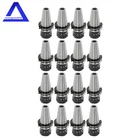 16Pcs CAT40-ER32 Collet Chuck 2.76" 70mm Length Tool Holder Set