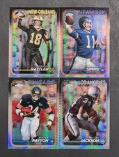 2024 Topps Chrome Football PRISM REFRACTORS with Rookies You Pick - READ