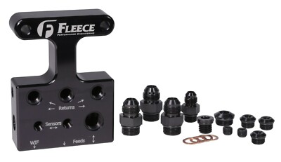 Fleece Performance Fuel Distribution Block 2007.5-2009 Dodge 6.7L Cummins Diesel