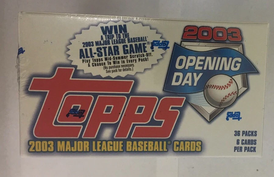 2003 Topps Opening Day Baseball Box Factory Sealed 36 Pack - Image 4 of 4