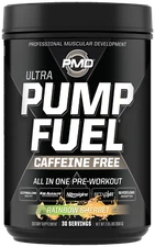 PMD SPORTS PUMP FUEL ULTRA CAFFEINE FREE  - ROCKIN RAINBOW SHERBET (30 servings)