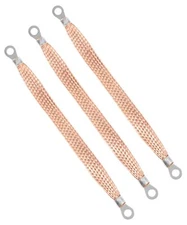 3PCS Automotive Ground StrapHeavy Duty Engine Braided Copper Ground StrapProf...