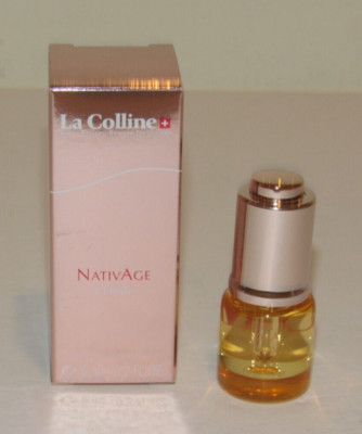 La Colline NativAbe L'Huile Face Oil 0.2 Oz 6 mL Mini Travel Sz NIB Switzerland