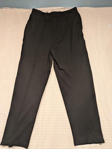 Gymshark Casual Activewear Jogginghose schwarz Knöchelreißverschluss Herren Medium 32x30 - Bild 10 von 12